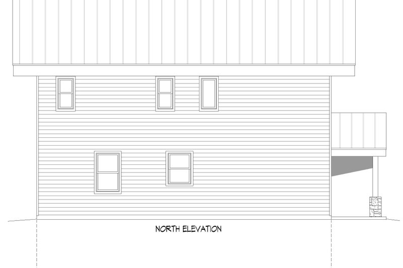 Dream House Plan - Exterior - Other Elevation for Contemporary House Plan #932-637 - 3 bed, 2.5 bath