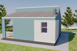 Contemporary Exterior - Other Elevation Plan #542-14