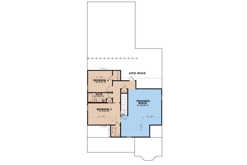 House Plan Design - Floor Plan - Upper Floor for Traditional House Plan #923-272 - 4 bed, 3.5 bath