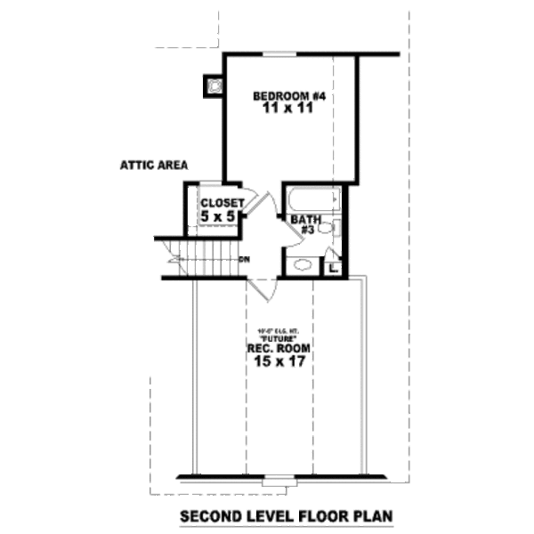 European Floor Plan - Upper Floor Plan #81-13753