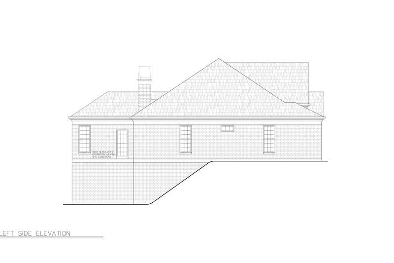 Dream House Plan - Exterior - Other Elevation for Colonial House Plan #119-415 - 3 bed, 2 bath