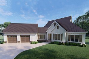 Farmhouse Exterior - Front Elevation Plan #923-120