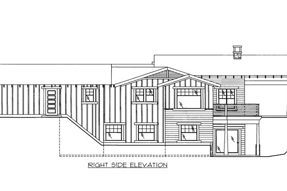 Exterior - Other Elevation for Craftsman House Plan #117-648 - 4 bed, 3 bath