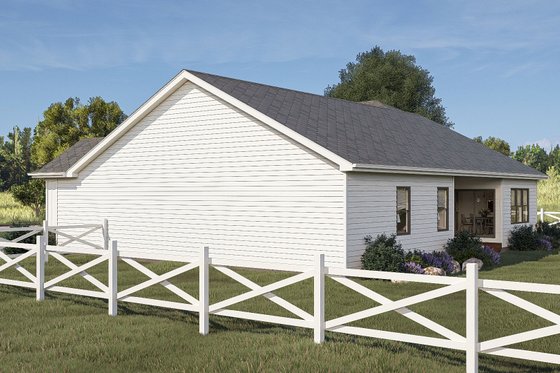 Exterior - Other Elevation 1 for Farmhouse House Plan #455-222 - 3 bed, 2.5 bath