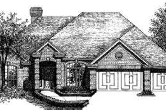 Exterior - Front Elevation House Plan #310-144 - 4 bed, 3 bath