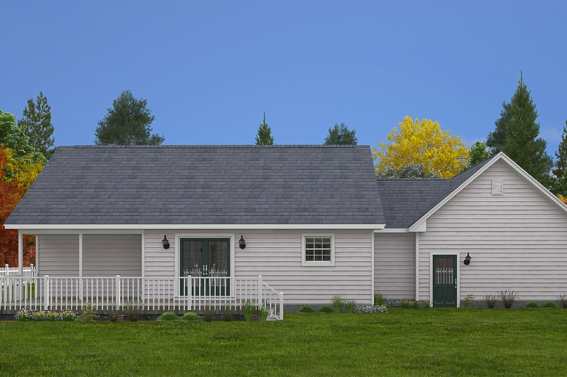 Home Plan - Exterior - Other Elevation 3 for Ranch House Plan #1082-5 - 2 bed, 2 bath
