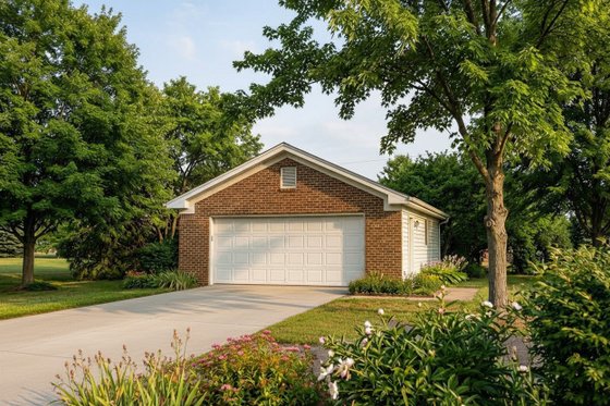 Exterior - Front Elevation for Traditional House Plan #22-441, 0 bath