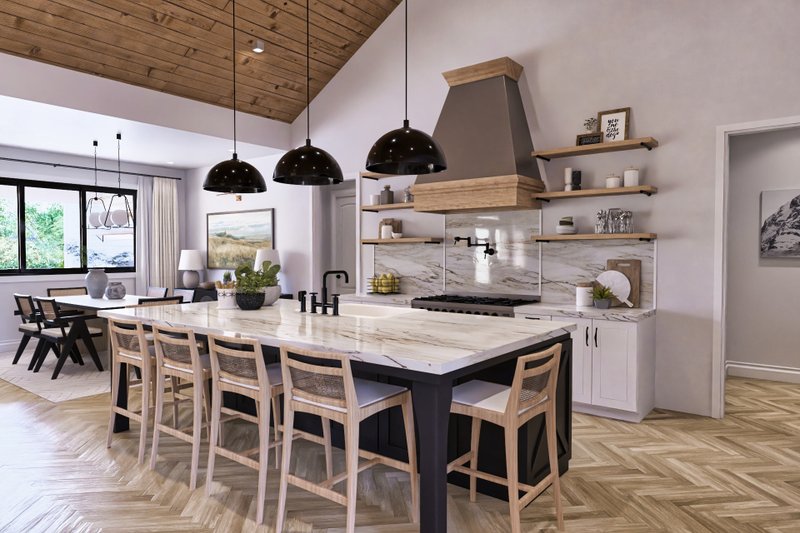 House Design - Interior - Dining Room 1 for Farmhouse House Plan #119-473 - 3 bed, 3.5 bath