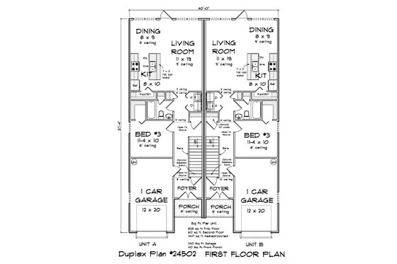 Floor Plan - Main Floor for Cottage House Plan #513-2295 - 6 bed, 6 bath