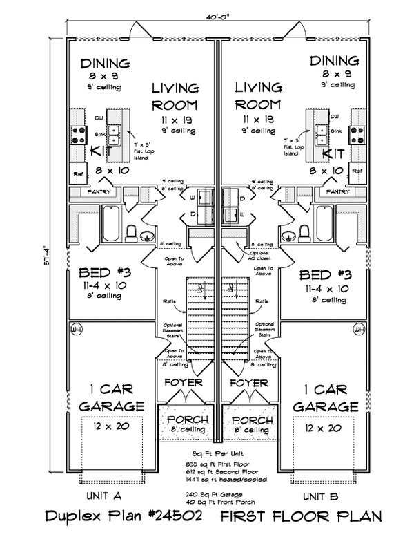 House Blueprint - Cottage Floor Plan - Main Floor Plan #513-2295