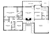 Modern Style House Plan - 3 Beds 2 Baths 1859 Sq/Ft Plan #10-140 