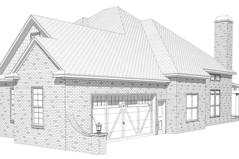 Home Plan - Right Side Elevation