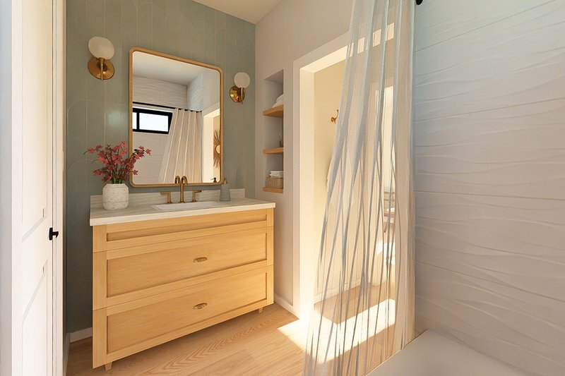 Dream House Plan - Interior - Bathroom for Farmhouse House Plan #126-297 - 2 bed, 2 bath