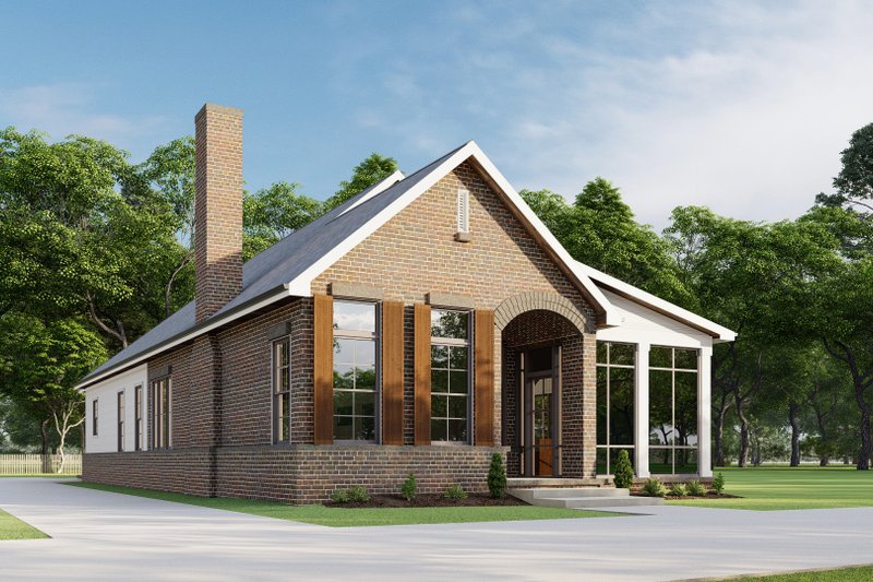 House Design - Exterior - Other Elevation 6 for Traditional House Plan #1092-65 - 4 bed, 3.5 bath