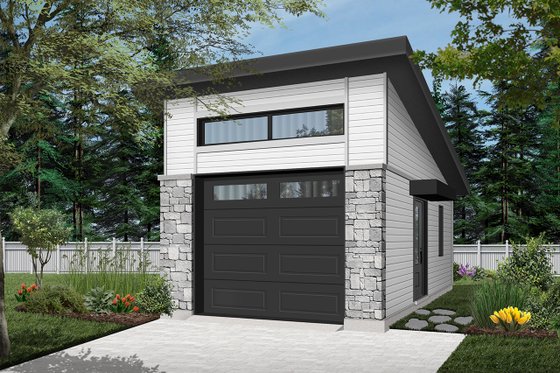 Exterior - Front Elevation 3 for Traditional House Plan #23-2633, 0 bath