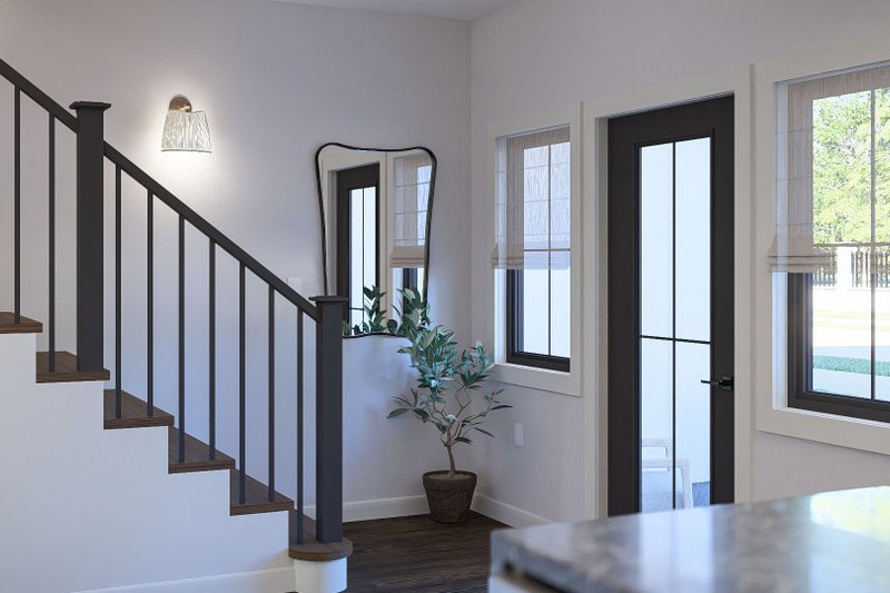 Architectural House Design - Interior - Entry for Farmhouse House Plan #455-789 - 3 bed, 2.5 bath