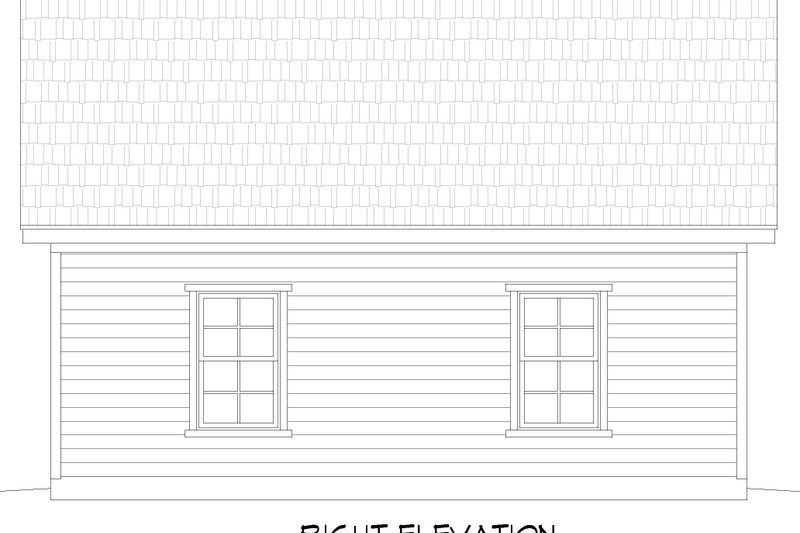 Home Plan - Exterior - Other Elevation 1 for Traditional House Plan #932-734, 0 bath