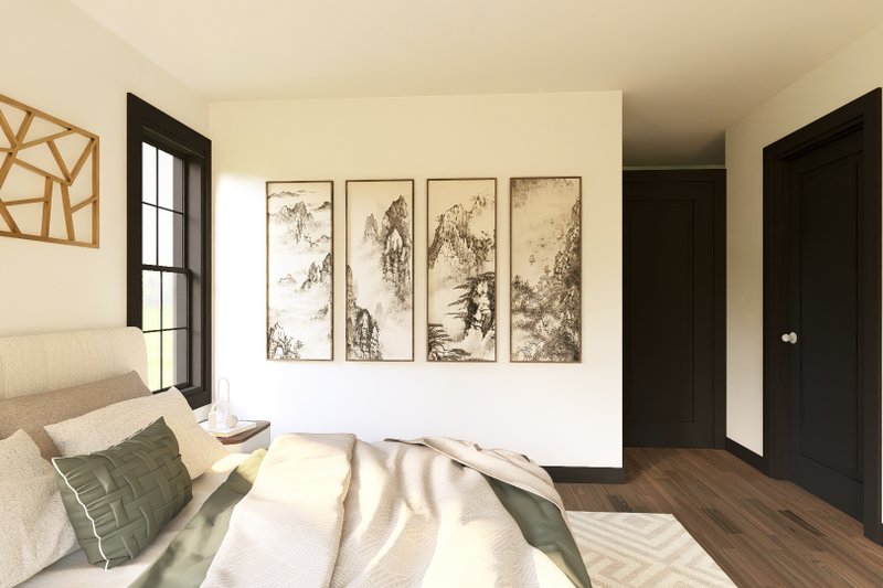 House Plan Design - Interior - Master Bedroom for Barndominium House Plan #1064-429 - 3 bed, 2 bath