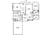 European Style House Plan - 4 Beds 3 Baths 3672 Sq/Ft Plan #81-598 