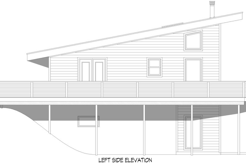 House Plan Design - Exterior - Other Elevation for Country House Plan #932-1140 - 1 bed, 1 bath