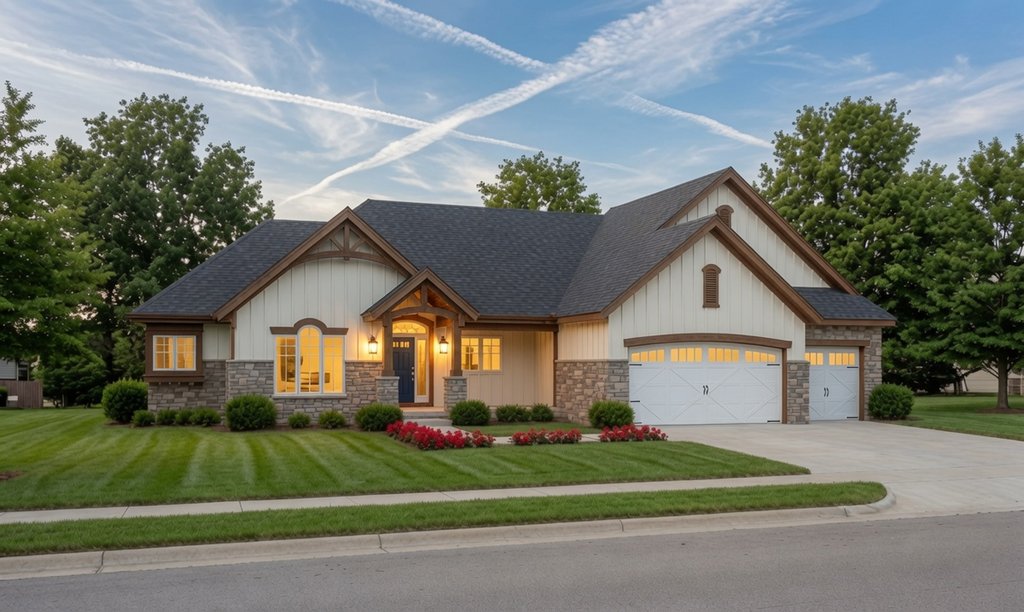 Exterior - Front Elevation 2 for Farmhouse House Plan #20-2632 - 3 bed, 2695 bath