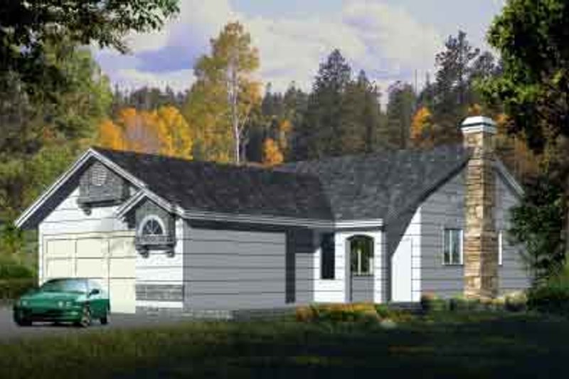 Architectural House Design - Traditional Exterior - Front Elevation Plan #1-1131