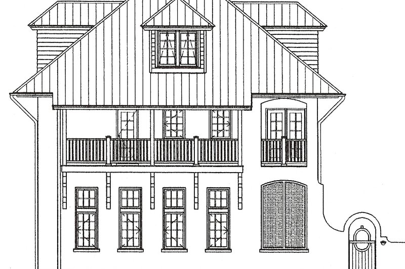 House Plan Design - Photo 3 for Beach House Plan #536-5 - 3 bed, 4 bath