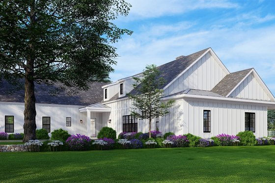 Exterior - Other Elevation 10 for Ranch House Plan #54-400 - 3 bed, 3.5 bath