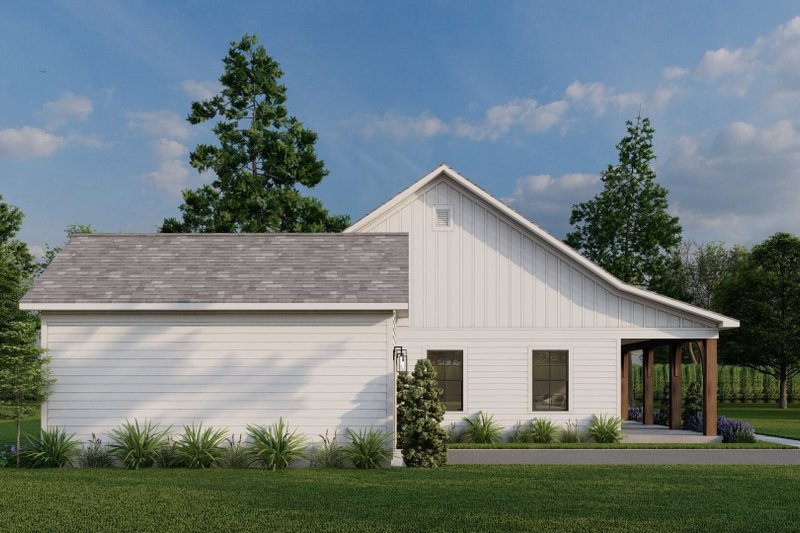 House Design - Exterior - Other Elevation 4 for Farmhouse House Plan #17-3448 - 3 bed, 2 bath