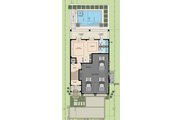 Modern Style House Plan - 3 Beds 3.5 Baths 3812 Sq/Ft Plan #548-35 