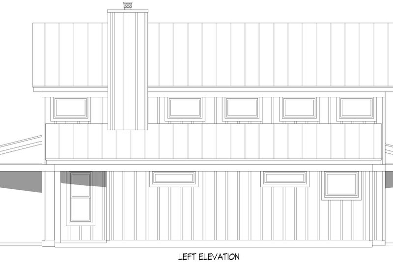 Architectural House Design - Exterior - Other Elevation for Barndominium House Plan #932-1132 - 3 bed, 3.5 bath