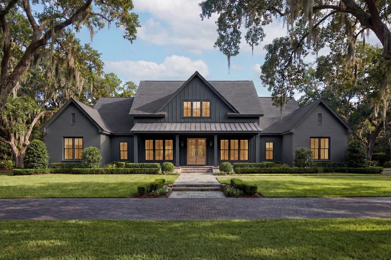 Architectural House Design - Exterior - Front Elevation 8 for Farmhouse House Plan #430-420 - 4 bed, 3.5 bath