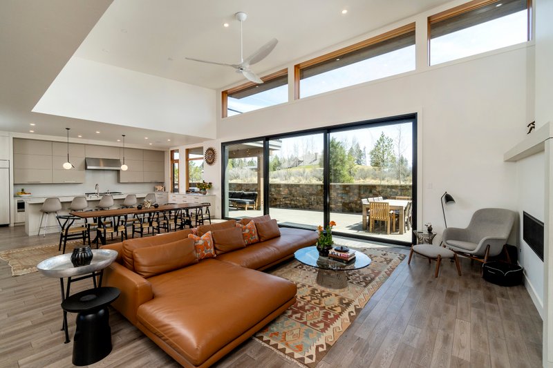 House Blueprint - Interior - Family Room for Modern House Plan #892-41 - 6 bed, 5.5 bath