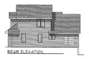 Traditional Style House Plan - 3 Beds 2.5 Baths 1662 Sq/Ft Plan #70-166 