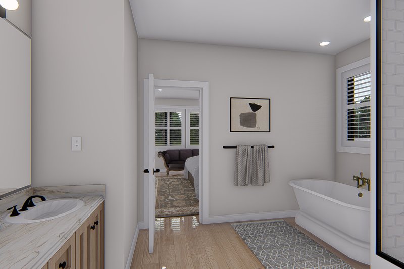 Home Plan - Interior - Master Bathroom 1 for Craftsman House Plan #1060-134 - 4 bed, 2.5 bath