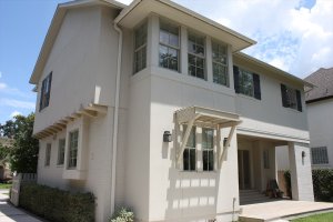 Exterior - Rear Elevation for Traditional House Plan #449-23 - 4 bed, 3.5 bath