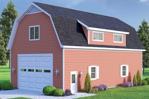 Architectural House Design - Country Exterior - Front Elevation Plan #932-1388