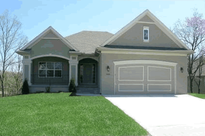 Dream House Plan - Exterior - Front Elevation 3 for Mediterranean House Plan #20-1608 - 3 bed, 2 bath