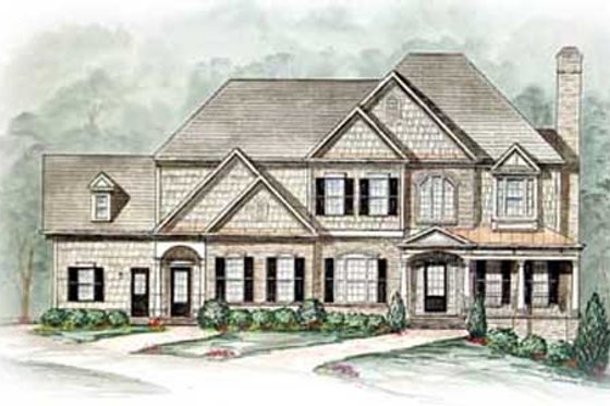Exterior - Other Elevation for Traditional House Plan #54-141 - 5 bed, 4.5 bath