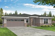 Prairie Style House Plan - 3 Beds 2 Baths 2008 Sq/Ft Plan #124-1192 