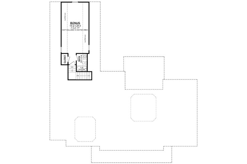 Home Plan - Floor Plan - Other Floor for Country House Plan #430-113 - 4 bed, 2.5 bath