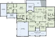 European Style House Plan - 5 Beds 3 Baths 2768 Sq/Ft Plan #17-2509 