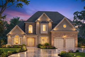 Exterior - Front Elevation for Traditional House Plan #54-730 - 4 bed, 2.5 bath