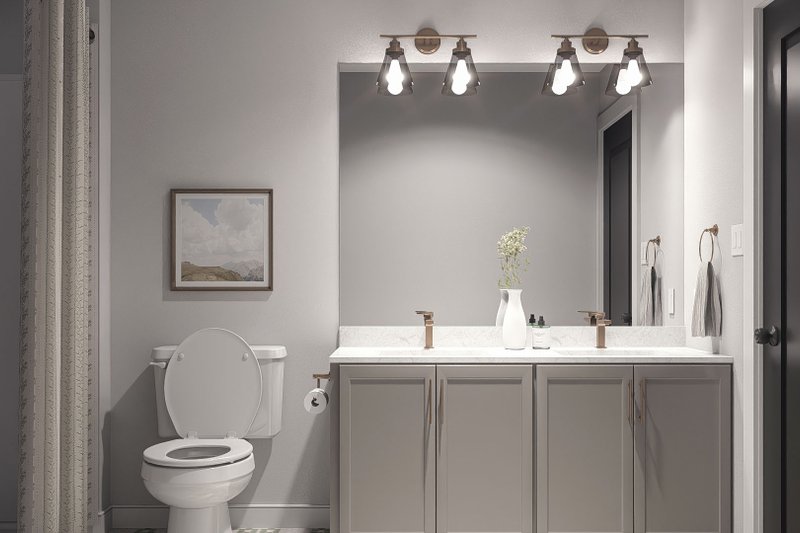 Home Plan - Interior - Master Bathroom for Farmhouse House Plan #455-808 - 3 bed, 2.5 bath