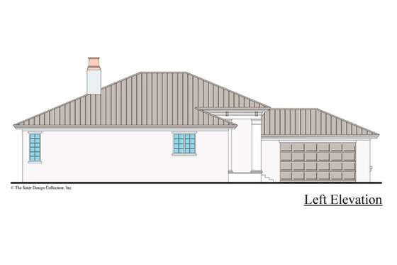 Exterior - Other Elevation 1 for Contemporary House Plan #930-500 - 3 bed, 2 bath