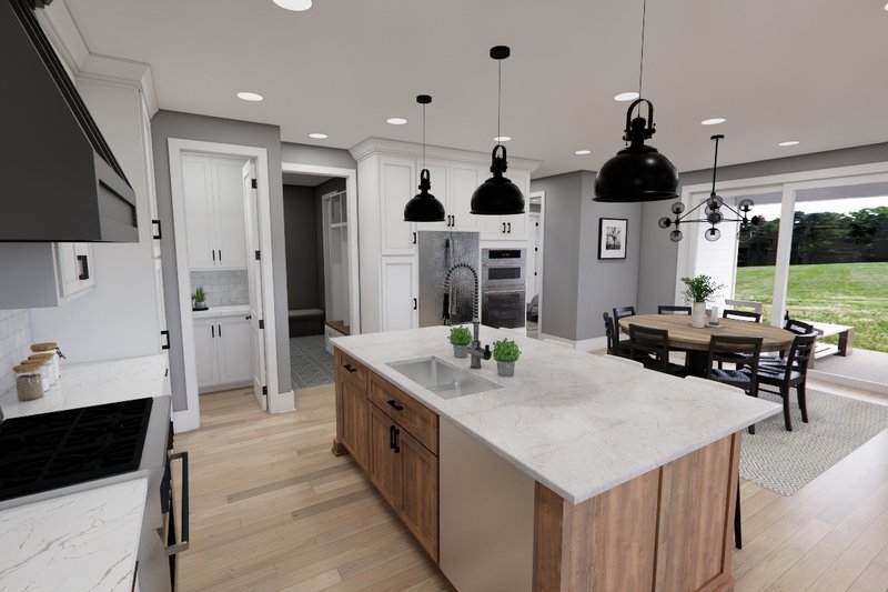 Dream House Plan - Interior - Kitchen for Farmhouse House Plan #51-1251 - 3 bed, 3.5 bath