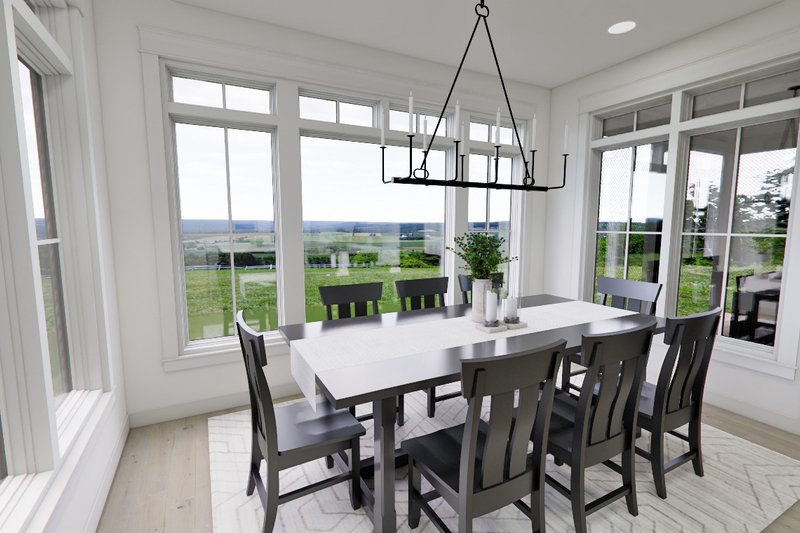 Dream House Plan - Interior - Dining Room for Craftsman House Plan #51-1267 - 4 bed, 3.5 bath