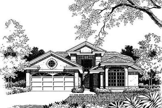 Exterior - Other Elevation for European House Plan #417-110 - 3 bed, 2 bath