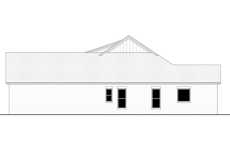 Architectural House Design - Exterior - Other Elevation 1 for Farmhouse House Plan #430-298 - 3 bed, 2.5 bath