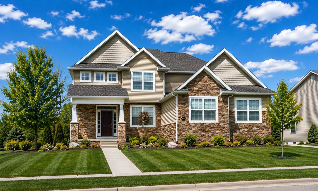 Exterior - Front Elevation 5 for Craftsman House Plan #20-2152 - 4 bed, 2.5 bath